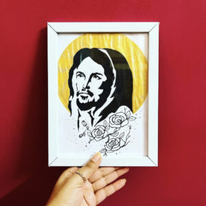 Handmade Jesus Christ Drawing – A Spiritual Masterpiece